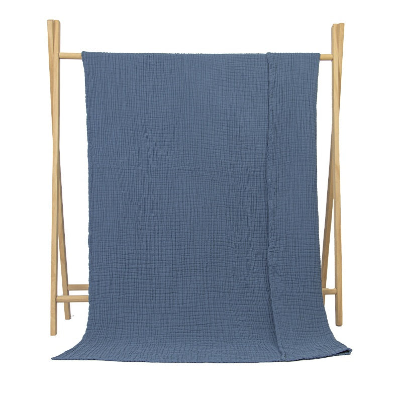 Luxurious Boho Muslin Blanket: Lightweight, Ultra-Soft & Skin-Friendly. Perfect for Sofa, Bed, or Travel