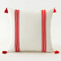 Luxurious Silver Thread Scroll Embroidery Pillowcase