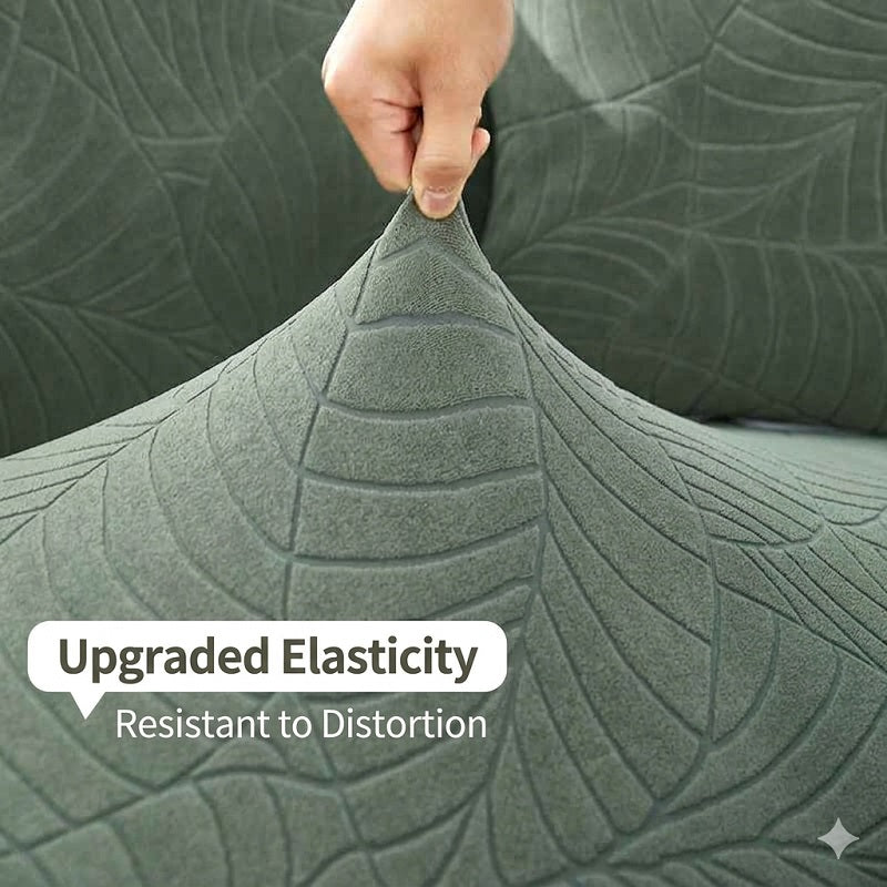 100% Waterproof Soft-Touch Sofa Cover - Silent & Breathable Fabric, Modern Jacquard Texture, Non-Slip Furniture Protector for Luxury Comfort