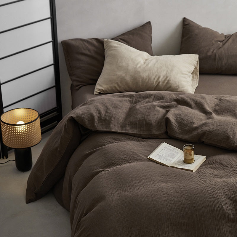 Premium Summer Cooling Duvet Cover | 100% Lyocell Tencel Silk-Like Texture | Breathable & Skin-Cooling for Naked Sleep | Ultra-Soft Luxury Bedding Set