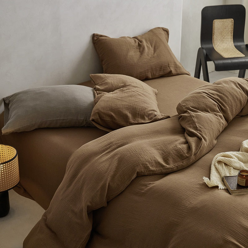 Premium Summer Cooling Duvet Cover | 100% Lyocell Tencel Silk-Like Texture | Breathable & Skin-Cooling for Naked Sleep | Ultra-Soft Luxury Bedding Set
