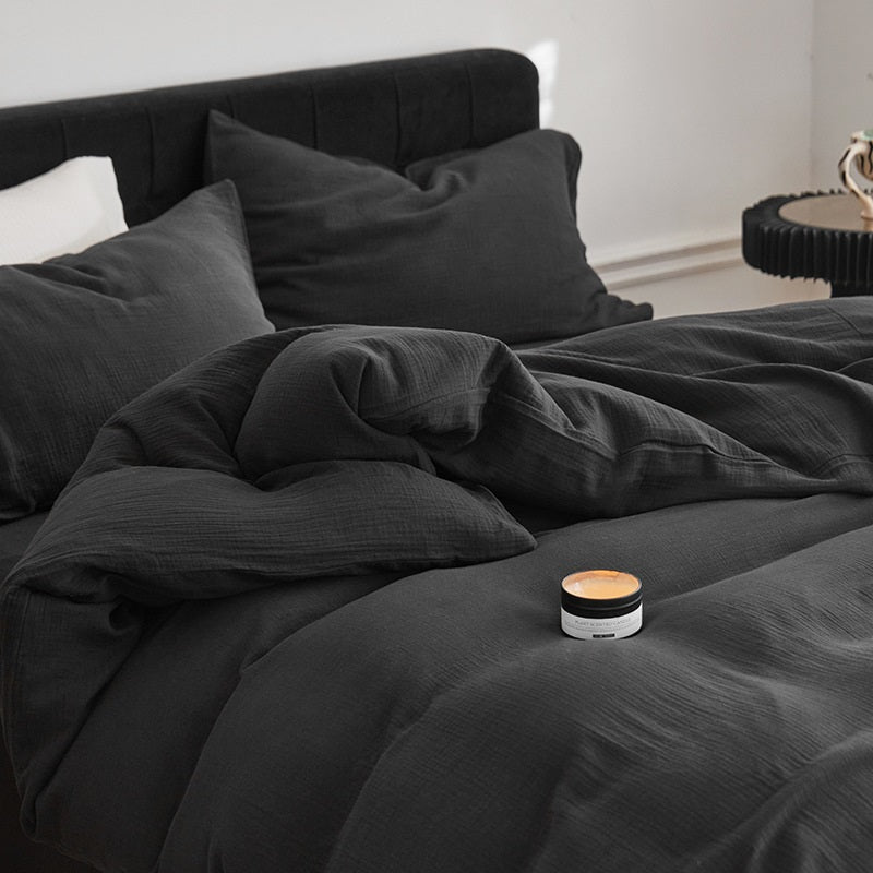 Premium Summer Cooling Duvet Cover | 100% Lyocell Tencel Silk-Like Texture | Breathable & Skin-Cooling for Naked Sleep | Ultra-Soft Luxury Bedding Set