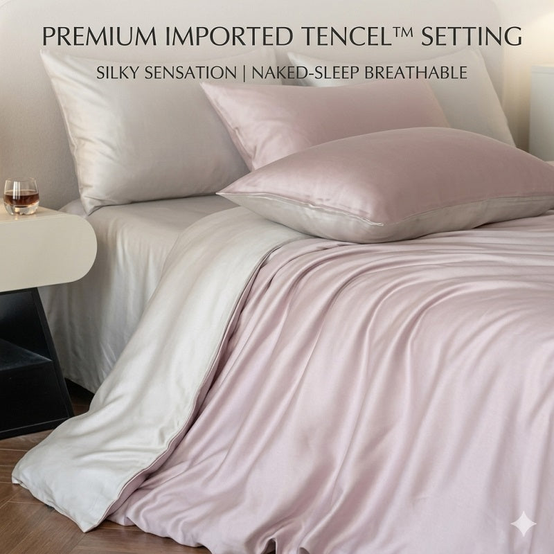 Luxury Lyocell Tencel Comforter with Mulberry Silk BlendPerfect for Hotel-Level Comfort at Home