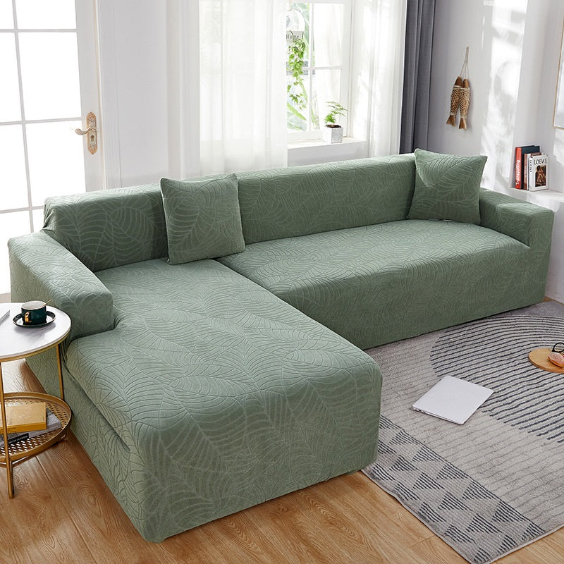 100% Waterproof Soft-Touch Sofa Cover - Silent & Breathable Fabric, Modern Jacquard Texture, Non-Slip Furniture Protector for Luxury Comfort