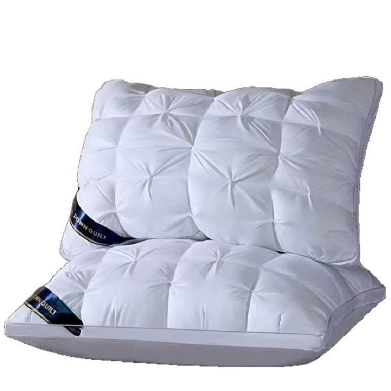 Luxury 3D Cloud Pillows (Set of 2): Breathable Hollow Fiber for Your Best, Coolest Sleep Yet