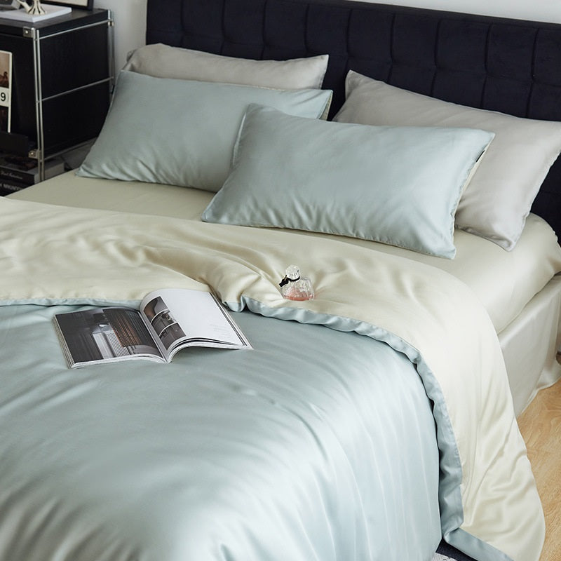 Luxury Lyocell Tencel Comforter with Mulberry Silk BlendPerfect for Hotel-Level Comfort at Home