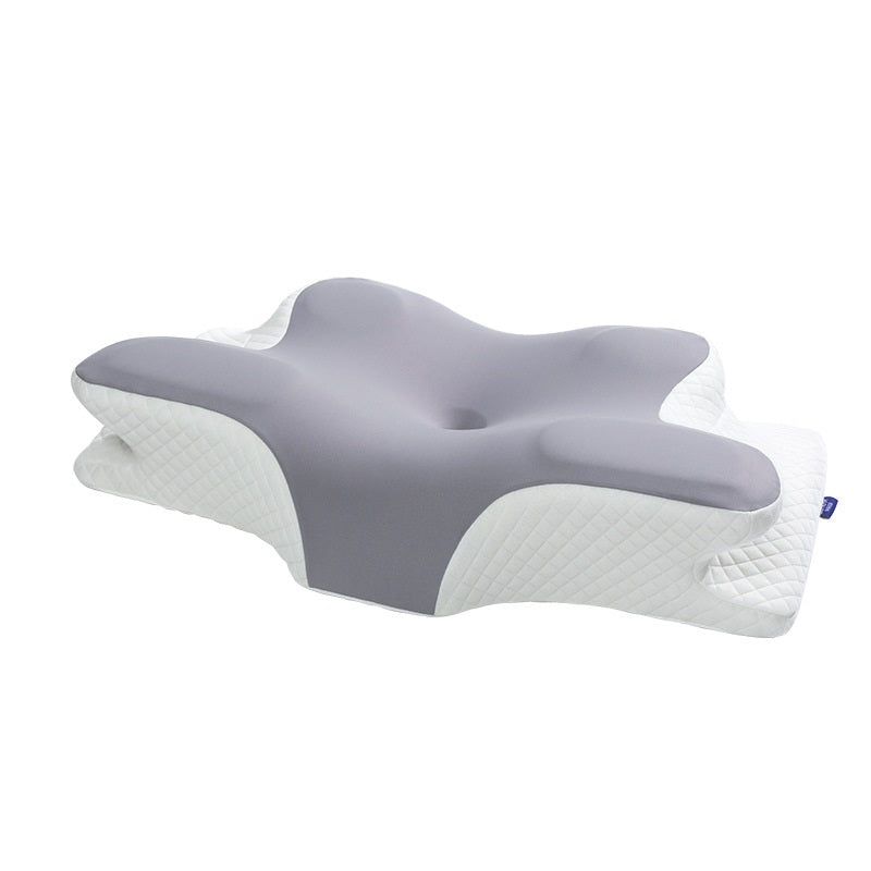 Breathable Ergonomic Contour Pillow: Premium High-Density Memory Foam for Targeted Neck Support