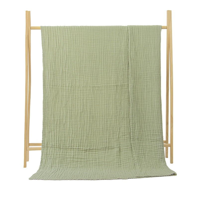 Luxurious Boho Muslin Blanket: Lightweight, Ultra-Soft & Skin-Friendly. Perfect for Sofa, Bed, or Travel