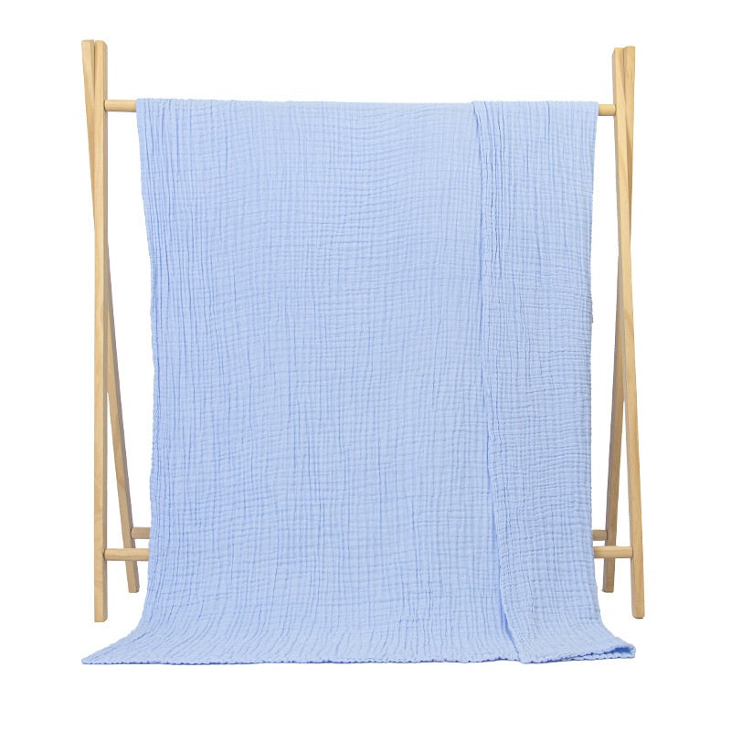 Luxurious Boho Muslin Blanket: Lightweight, Ultra-Soft & Skin-Friendly. Perfect for Sofa, Bed, or Travel