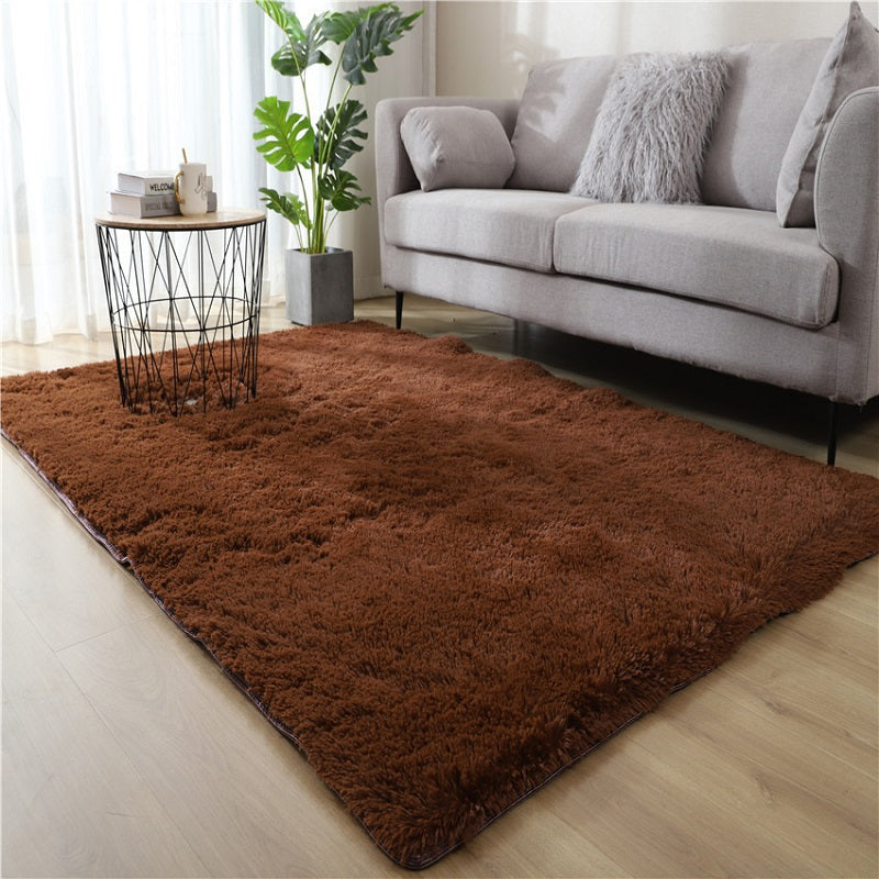 Luxury Faux Fur Shaggy Rug - Cloud-Like Softness Bedside Carpet - Minimalist Nordic Style Home Decor for a Cozy Bedroom & Living Space