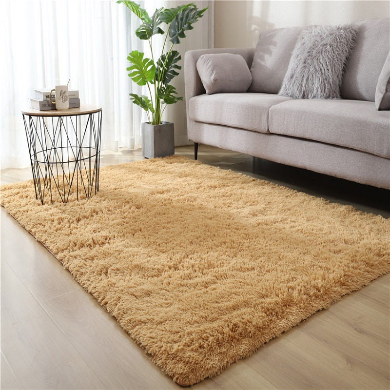 Luxury Faux Fur Shaggy Rug - Cloud-Like Softness Bedside Carpet - Minimalist Nordic Style Home Decor for a Cozy Bedroom & Living Space