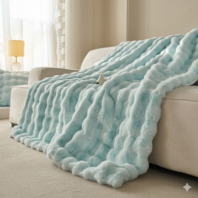 Indulge in the Velvety Softness of Shilucheng's Premium Flannel Fleece Blanket