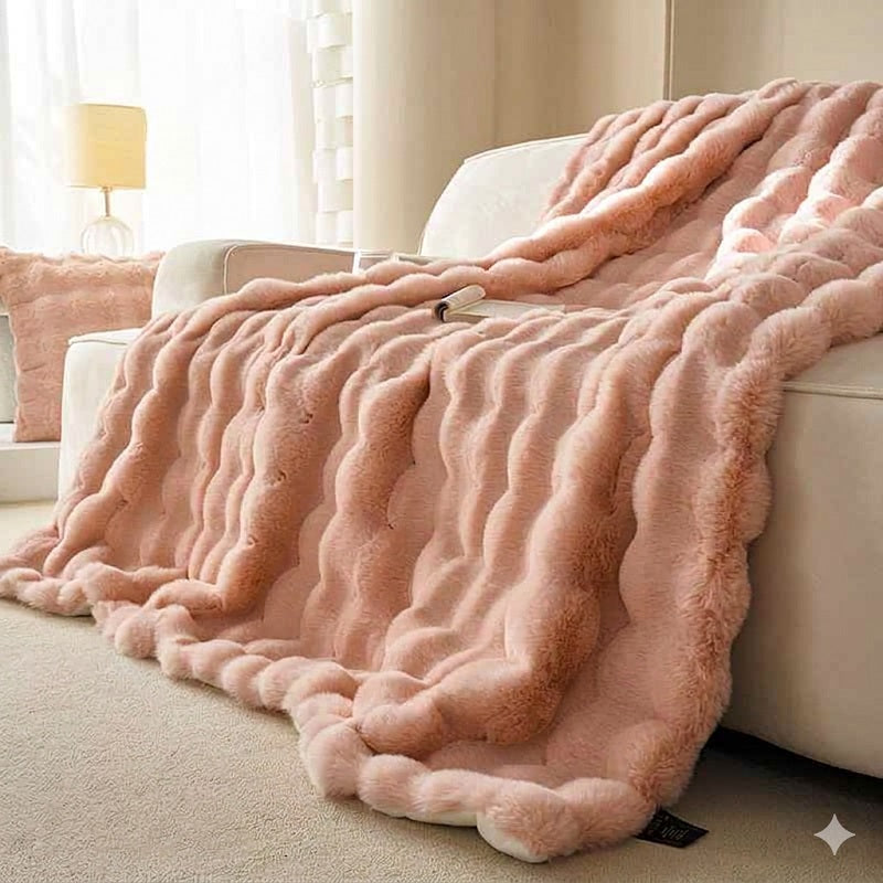 Indulge in the Velvety Softness of Shilucheng's Premium Flannel Fleece Blanket