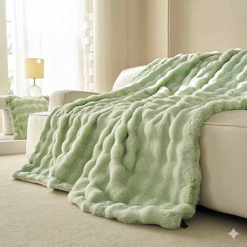 Indulge in the Velvety Softness of Shilucheng's Premium Flannel Fleece Blanket