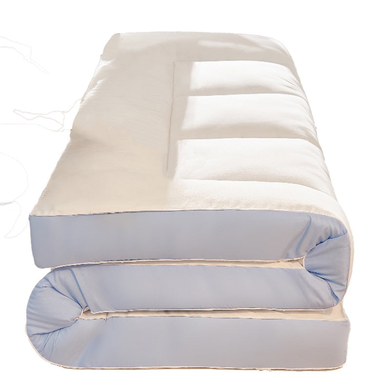 Cloud-Like Softness Meets Effortless Care: Machine Washable Soybean Fiber Mattress Pad - Durable & Stay-Flat Design