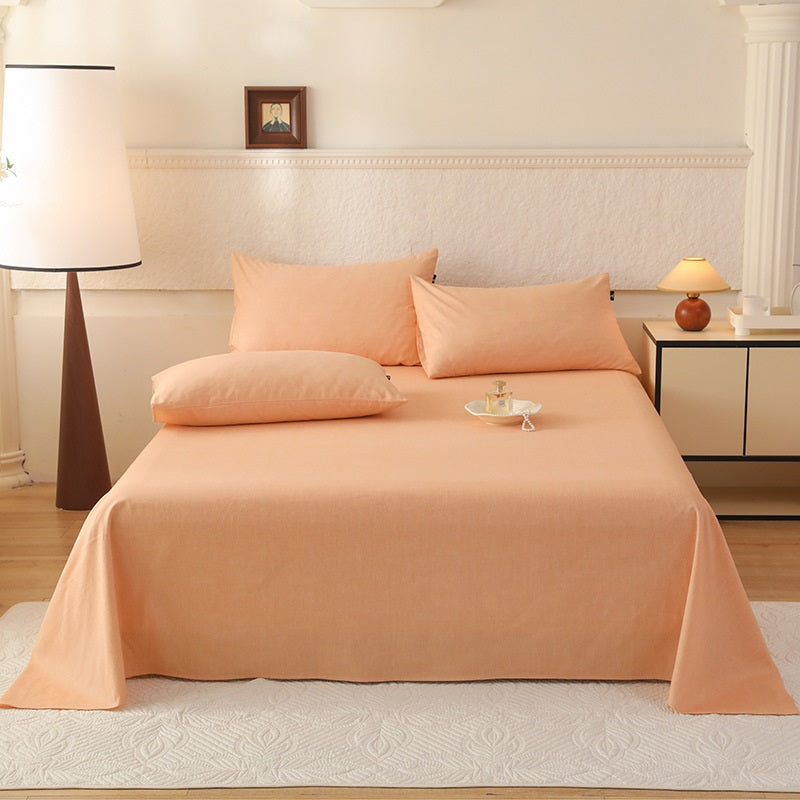 Pure Cotton & Lyocell Blend Summer Sheet Set. Naturally Antibacterial, Hypoallergenic & Ultra-Soft. Perfect for High-End Home Comfort