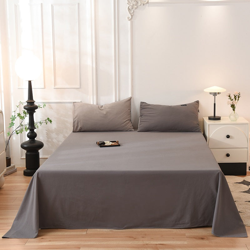 Pure Cotton & Lyocell Blend Summer Sheet Set. Naturally Antibacterial, Hypoallergenic & Ultra-Soft. Perfect for High-End Home Comfort