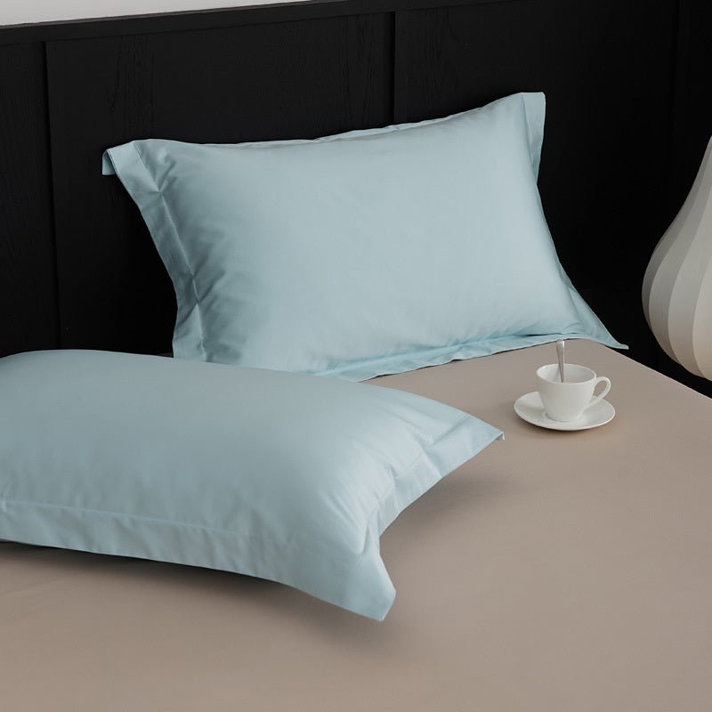 Luxury Egyptian Cotton Feel Pillow Covers: Hypoallergenic, Breathable & Perfect for Naked Sleep