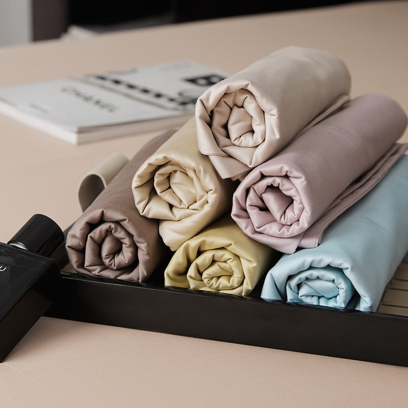 Luxury Egyptian Cotton Feel Pillow Covers: Hypoallergenic, Breathable & Perfect for Naked Sleep