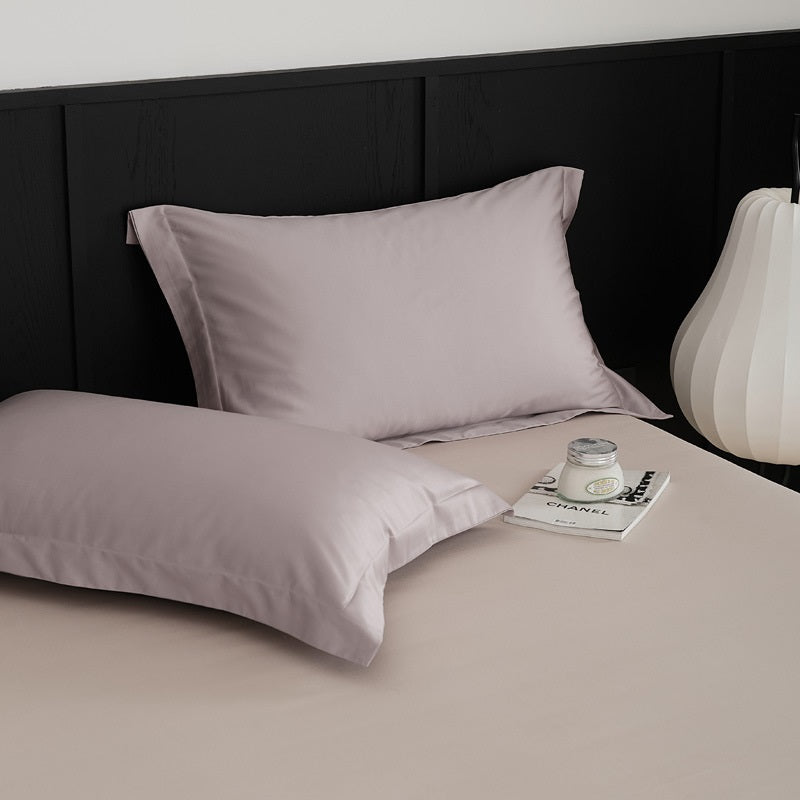 Luxury Egyptian Cotton Feel Pillow Covers: Hypoallergenic, Breathable & Perfect for Naked Sleep