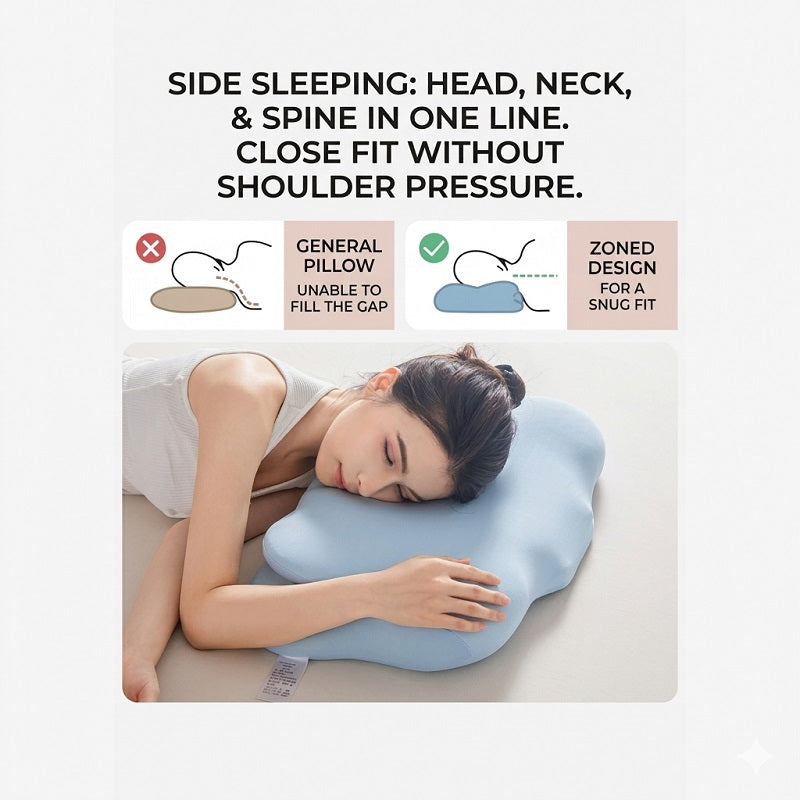 Cloud Cooling Pillow – Ultra Soft Ice Silk Breathable Bed Pillow