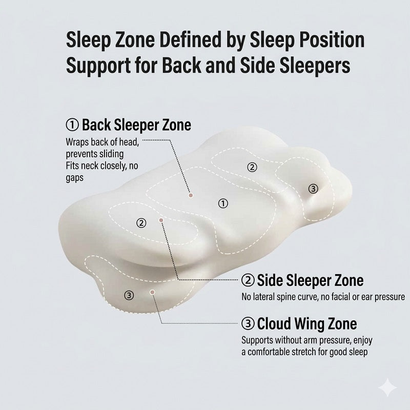 Cloud Cooling Pillow – Ultra Soft Ice Silk Breathable Bed Pillow